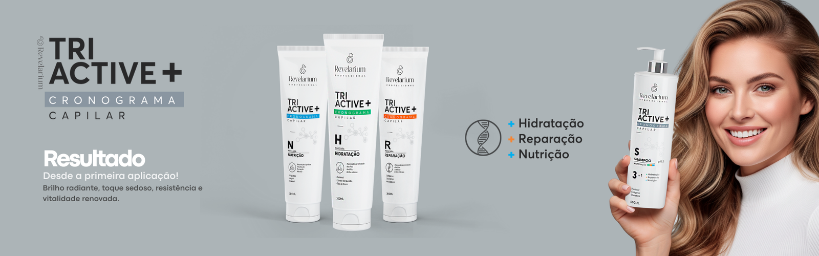 cronograma capilar nutrição rstauração hidratação revelarium