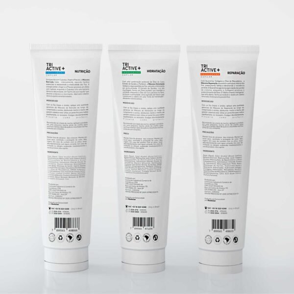 cronograma capilar triactive nutrição reparação hidratação-revelarium