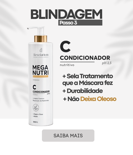 kit mega nutri shampoo mascara consicionador revelarium
