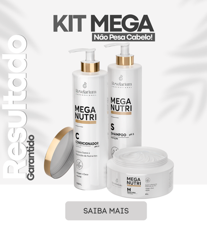 kit mega nutri shampoo mascara consicionador revelarium