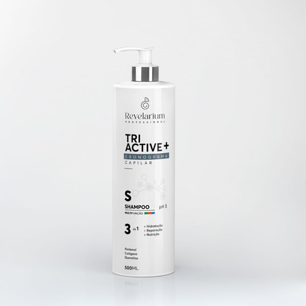 Cronograma capilar Máscara Tri Active Shampoo 500ml - Revelarium