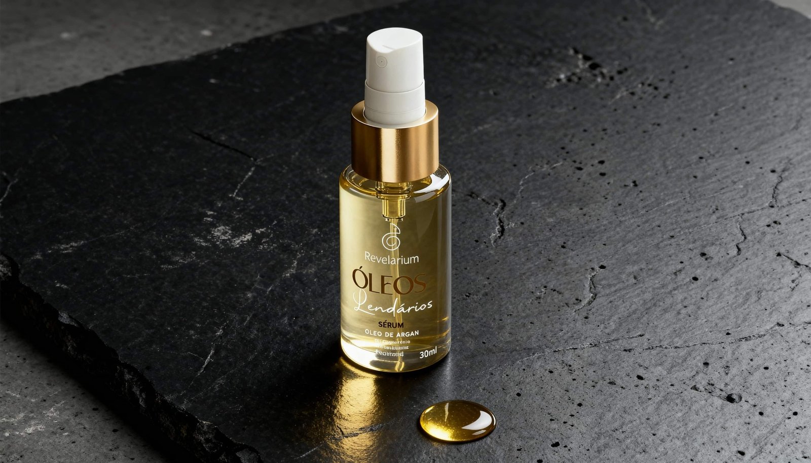 Revelarium Sérum Óleo de Argan 30ml Reparador Pontas Anti Frizz