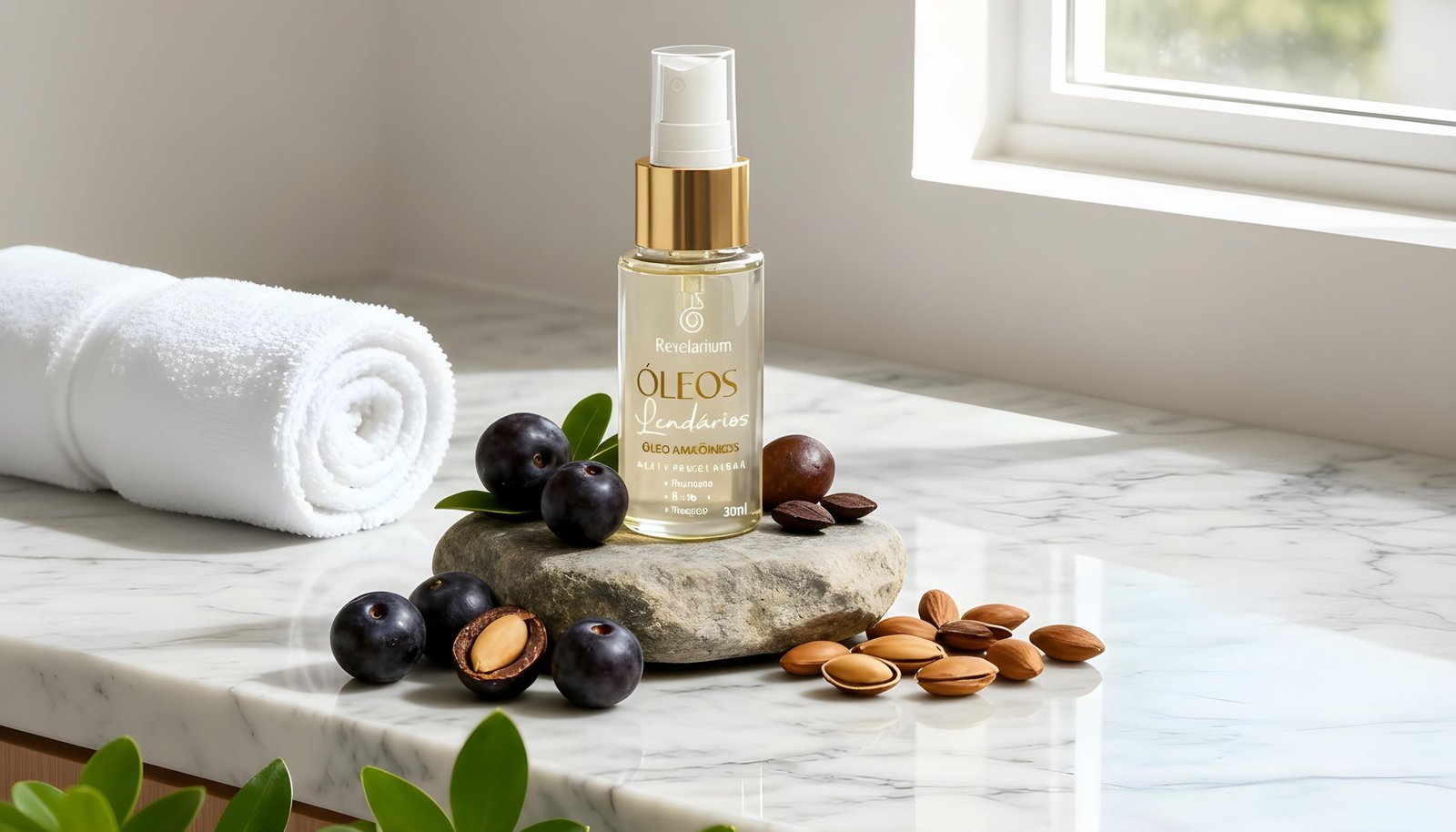 Revelarium Sérum Óleo de Argan 30ml Reparador Pontas Anti Frizz