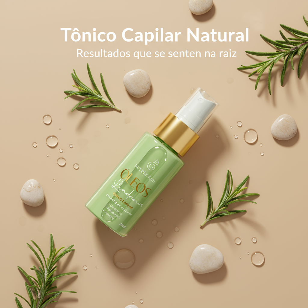 Tônico Capilar Alecrim Revelarium 30ml Fortalecedor Anti Queda