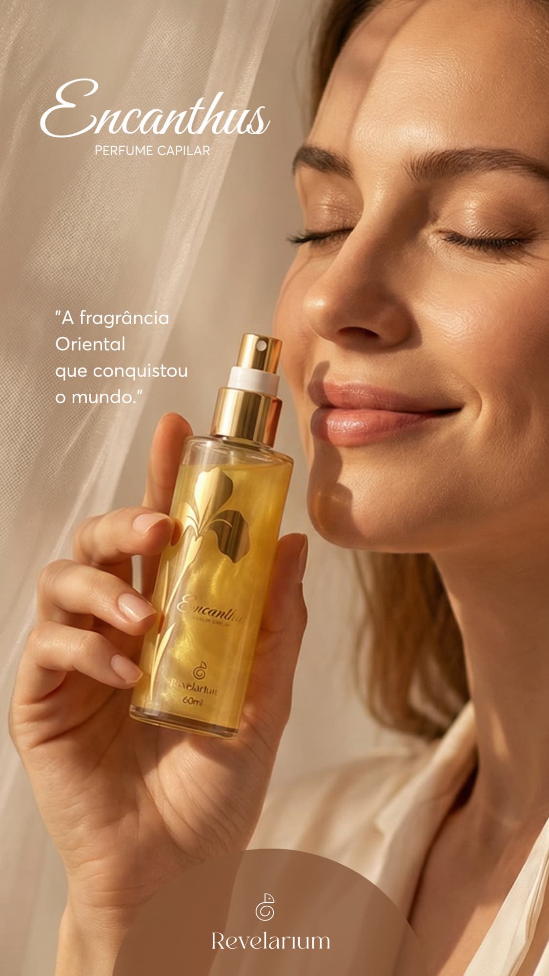 perfume capilar sem álcool feminino para cabelo que não resseca óleo seco - Encanthus Revelarium 1x1 - 3