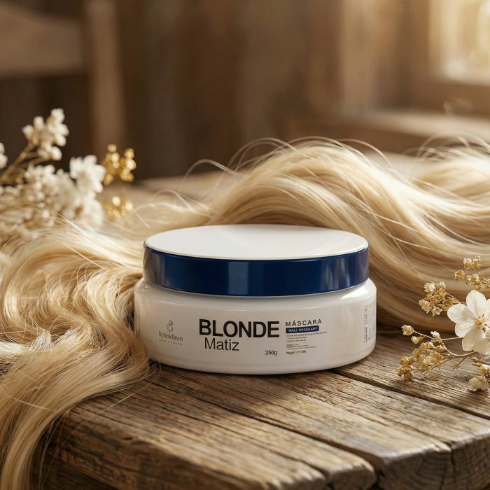 Máscara Matizadora Blonde Matiz Revelarium 250g embalagem profissional Revelarium